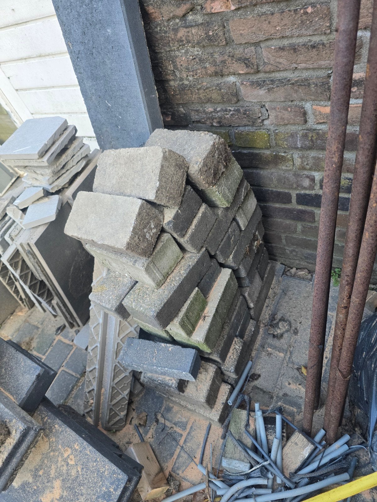 Gebruikte klinkers voor tuin of oprit, Tuin en Terras, Gebruikt, Klinkers, Ophalen of Verzenden, Minder dan 5 m²