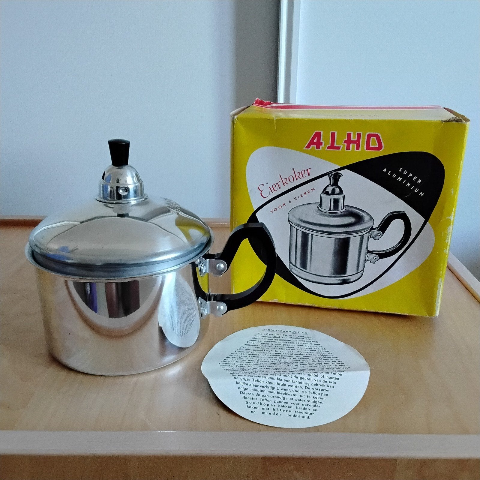 Vintage ALHO eierkoker, nieuw in originele doos, Ophalen of Verzenden, Nieuw