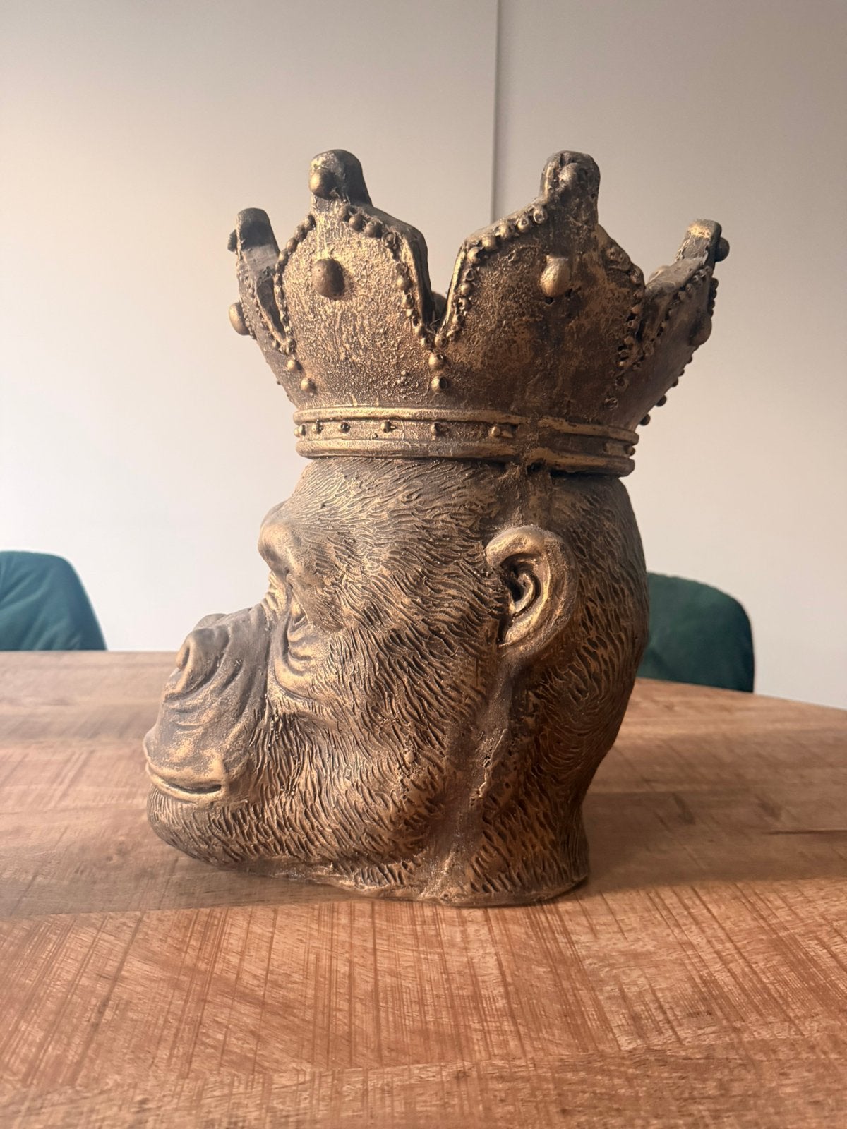 Goud bronzen bloempot, 25 tot 40 cm, Kunststof, Binnen, Ophalen of Verzenden