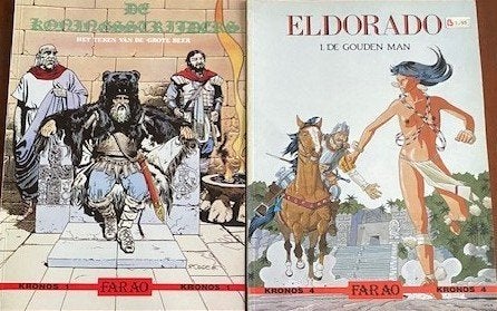 Boemerang:1/2/3/4/5/12/14*Kronos:1/4, Meerdere stripboeken, Ophalen of Verzenden, Zo goed als nieuw