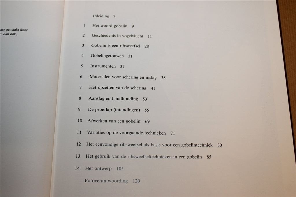 Gobelinweven — Geschiedenis, Techniek en Methode, Boeken, Ophalen of Verzenden, Gelezen, Overige onderwerpen