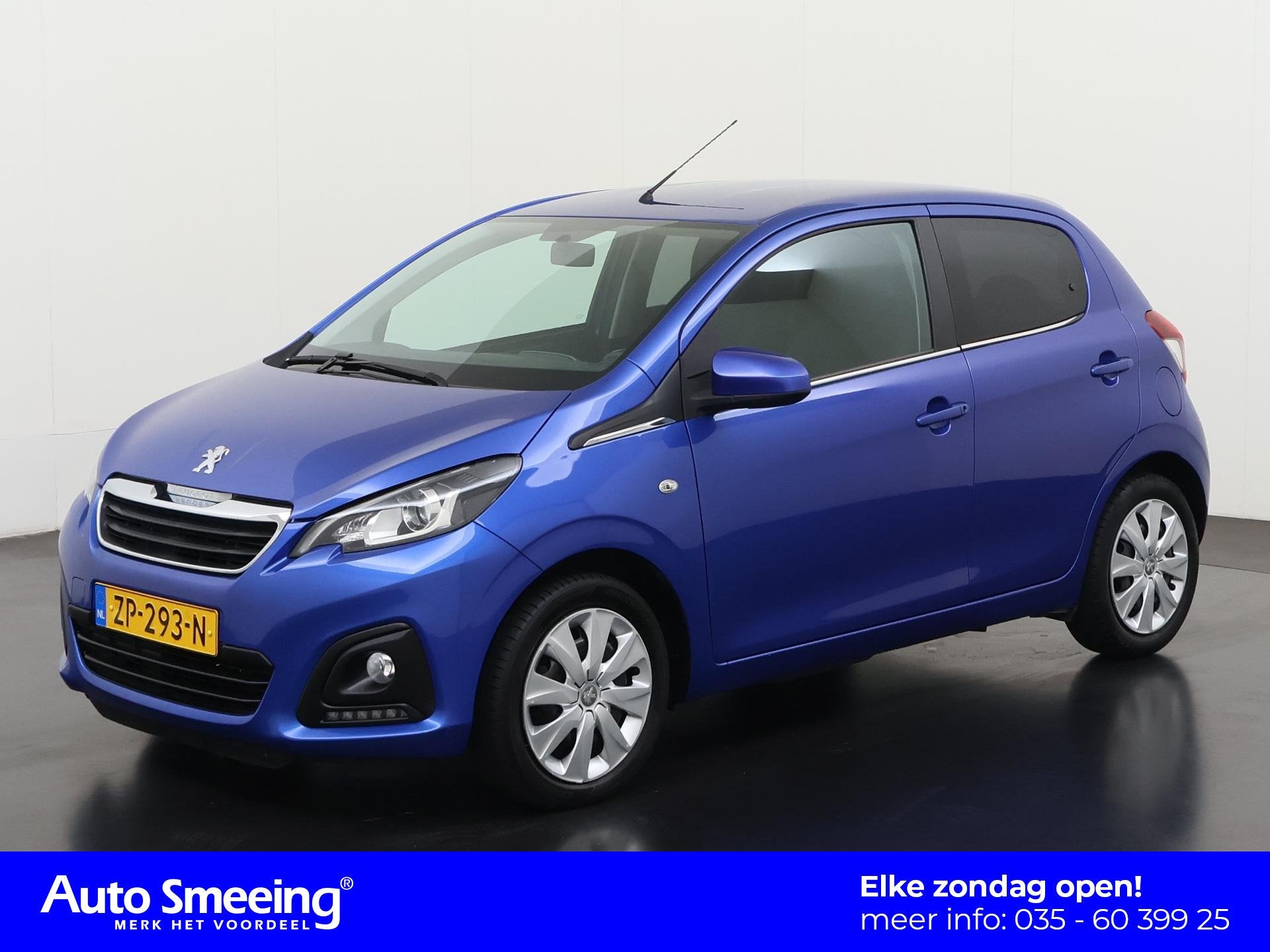 Peugeot 108 1.0 e-VTi Active | Airco | Bluetooth | Zondag Op, Auto's, Voorwielaandrijving, Stof, Gebruikt, Origineel Nederlands
