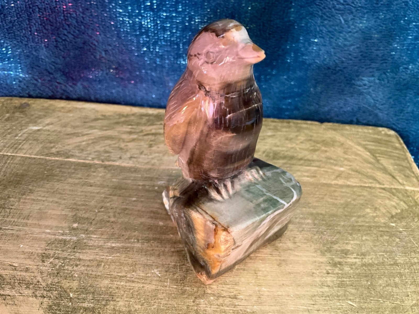 Prachtige mineralen vogel in perfecte staat, Ophalen of Verzenden