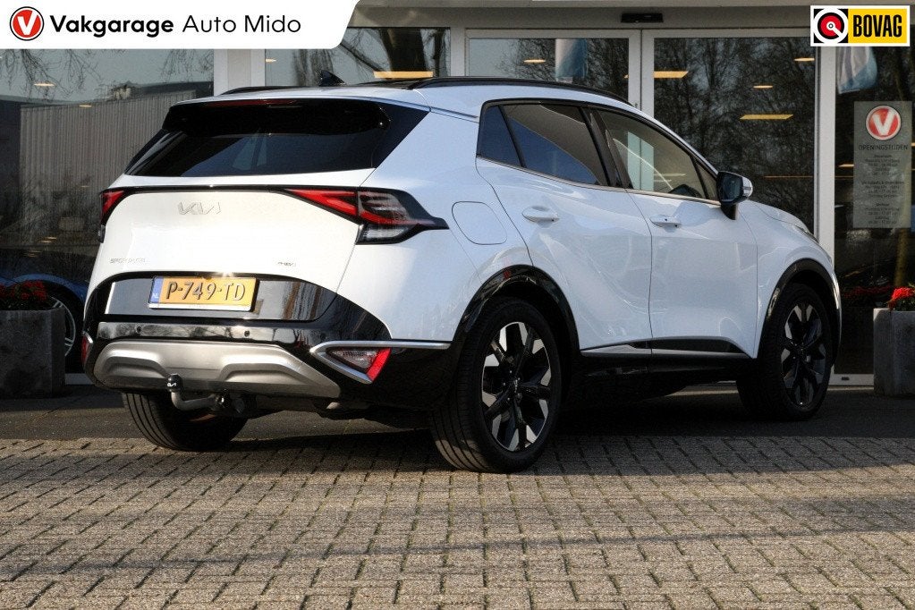 Kia Sportage 1.6 T-GDi Plug-in Hybrid AWD DynamicPlusLine |, Auto's, 14 kWh, Gebruikt, 4 cilinders, Wit