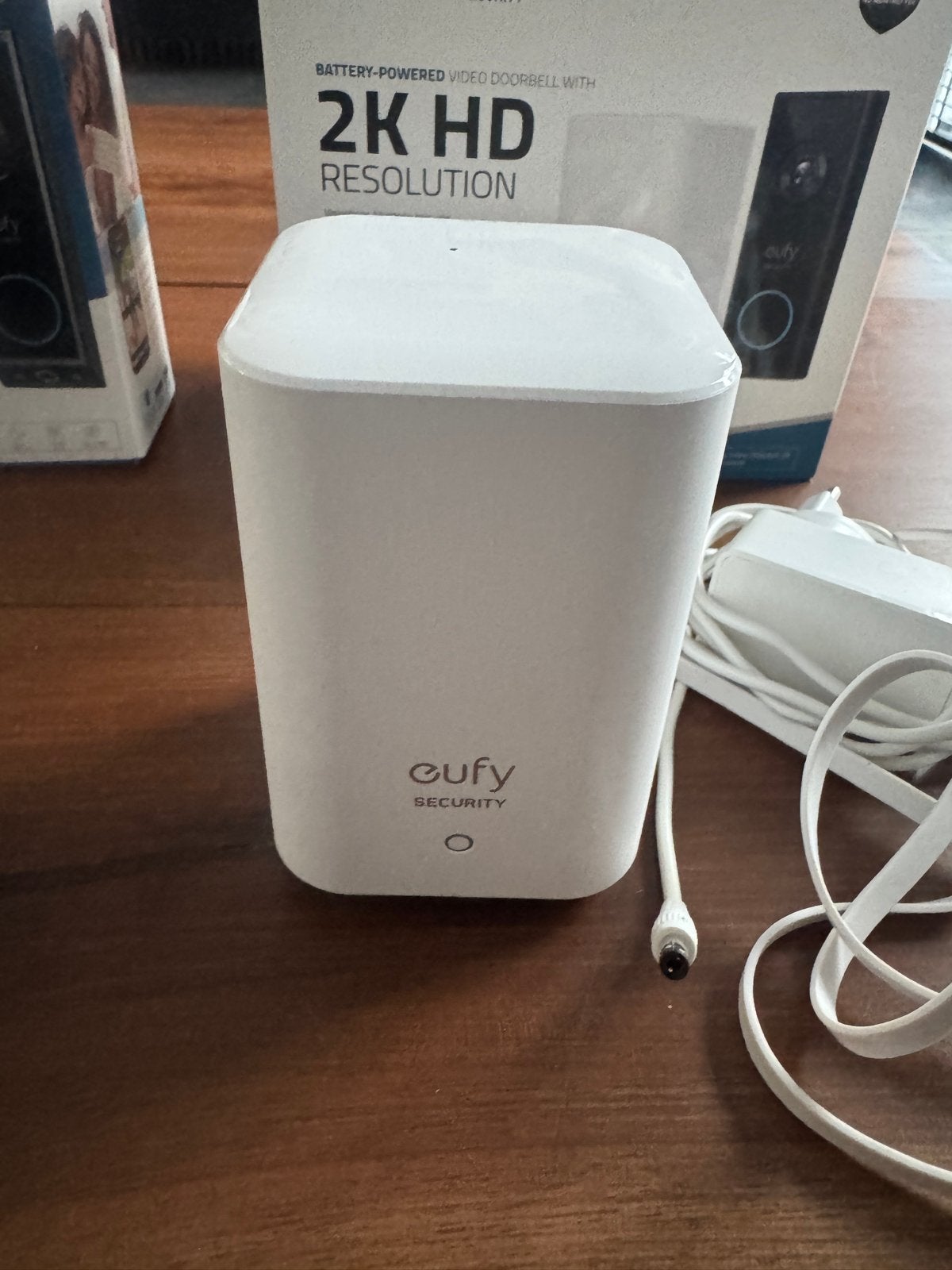 Eufy Video Deurbel 2K + HomeBase 2 Zwart, Audio, Tv en Foto, Ophalen of Verzenden, Zo goed als nieuw, Buitencamera