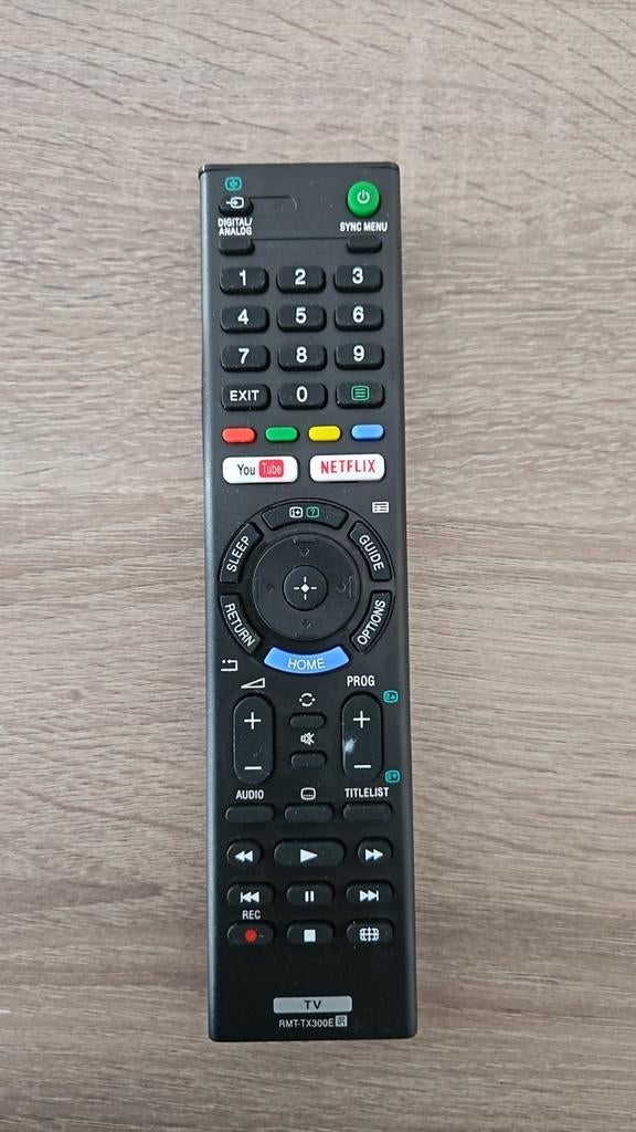 Sony RMT-TX300E Afstandsbediening voor Smart TV, Ophalen of Verzenden, Zo goed als nieuw, Tv