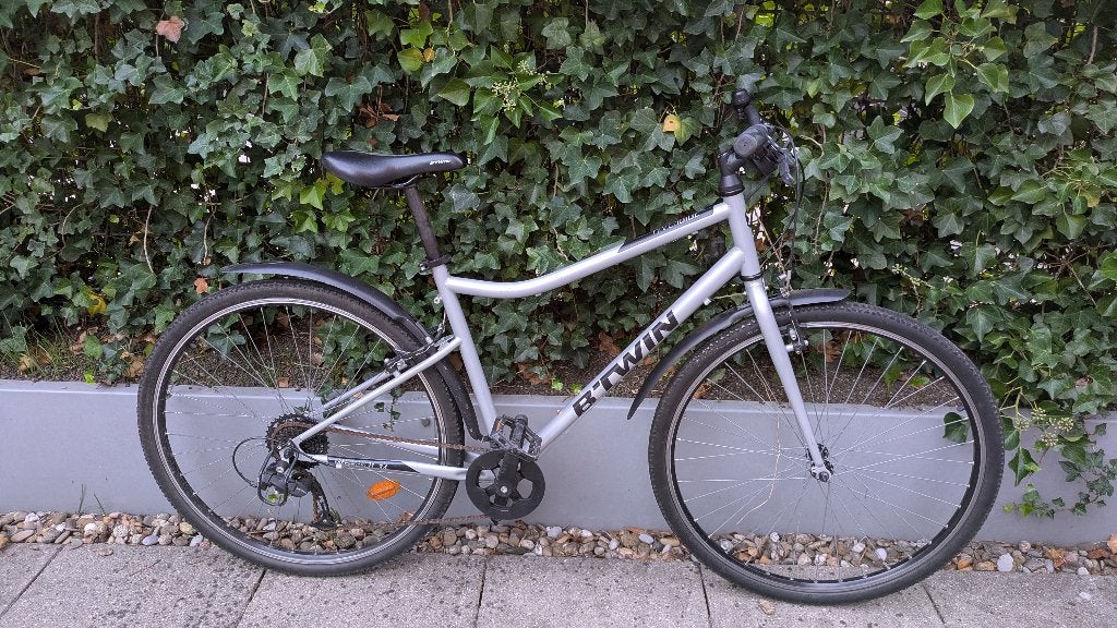 Fiets B-twin, Gebruikt, Velgrem, Versnellingen, 49 tot 53 cm