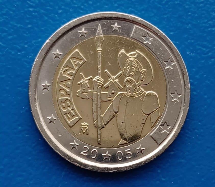 Spanje 2 Euro "Don Quichot" - 2005, Verzenden, Spanje, 2 euro, Losse munt