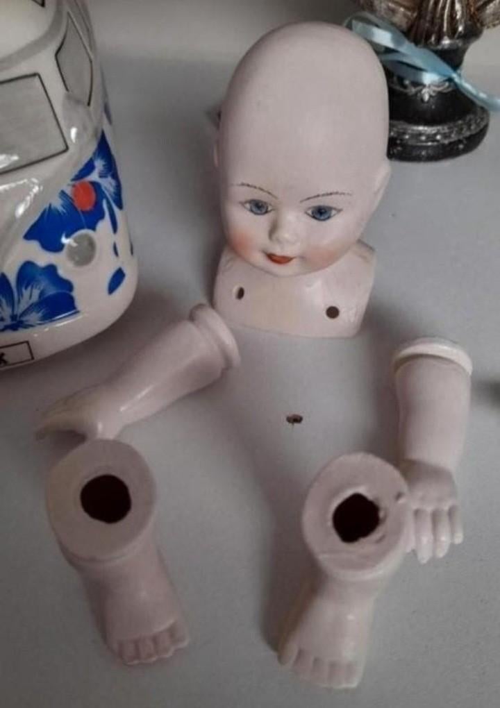 Porseleinen poppen kid nr 3, Ophalen of Verzenden, Zo goed als nieuw