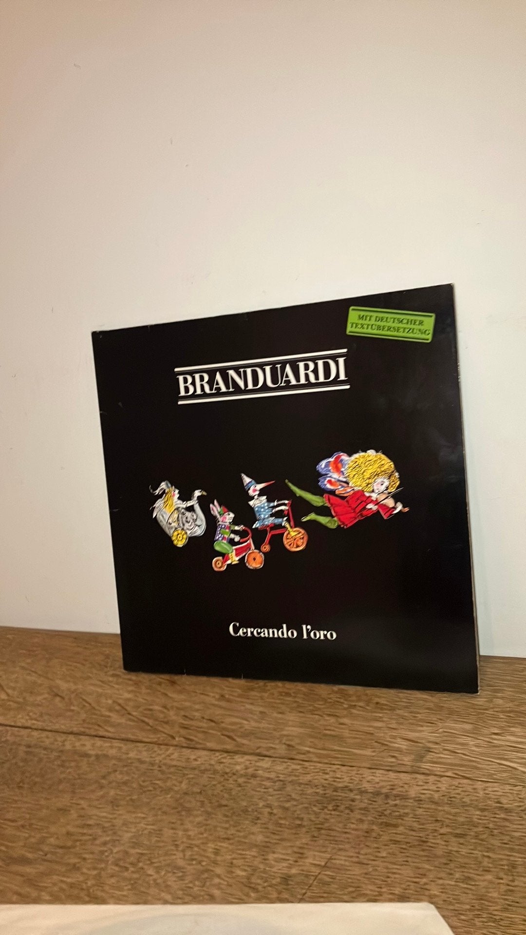 Angelo Branduardi Cereando Roro lp, Gebruikt, 1980 - 1989, Ophalen of Verzenden, Gatefold hoes