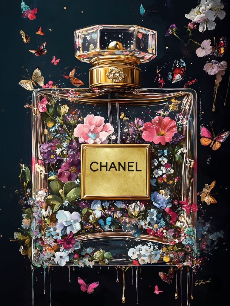 Glasschilderij Ter Halle: Coco Channel, Nieuw, Ophalen of Verzenden, Schilderij, 75 cm of meer