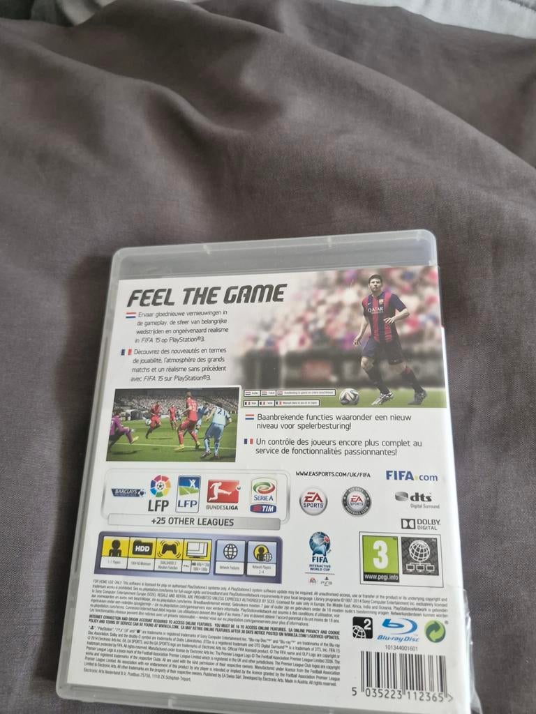 FIFA 15 PS3 Spel - Geschikt vanaf 3 jaar, Spelcomputers en Games, Games | Sony PlayStation 3, Gebruikt, Electronic Arts, EA Swiss Sàrl, Place du Molard 8, 1204 Genève, Zwitserland