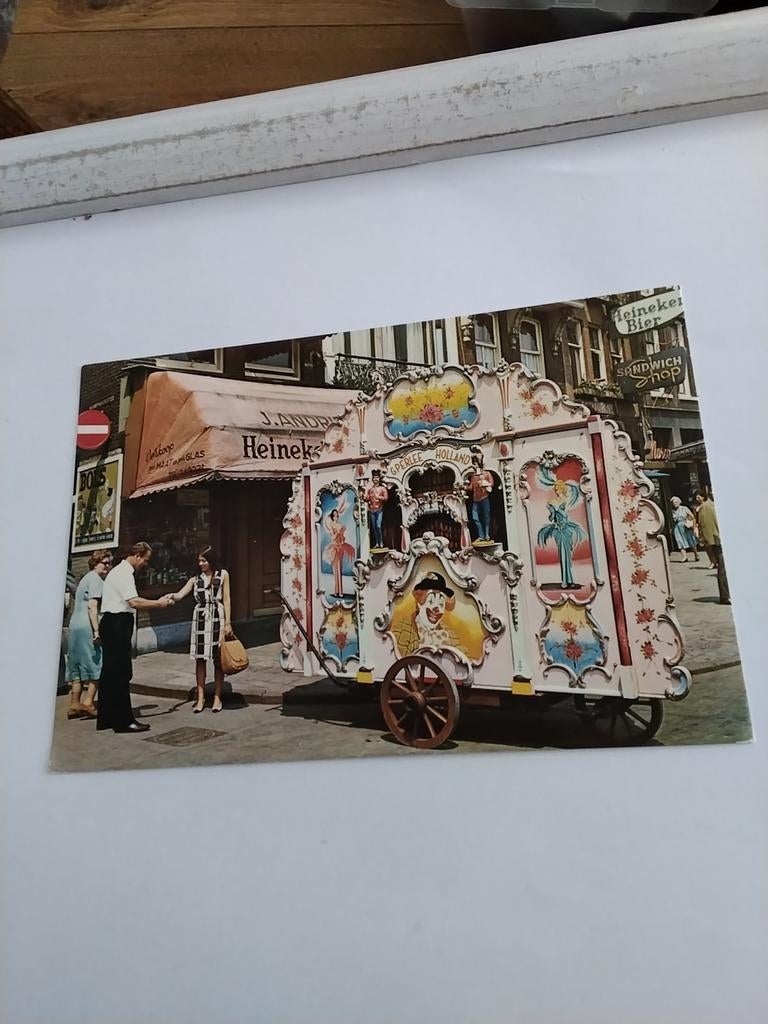 AMSTERDAM.  /TYPISCH AMSTERDAMS  DRAAIORGEL, Ophalen of Verzenden, 1960 tot 1980