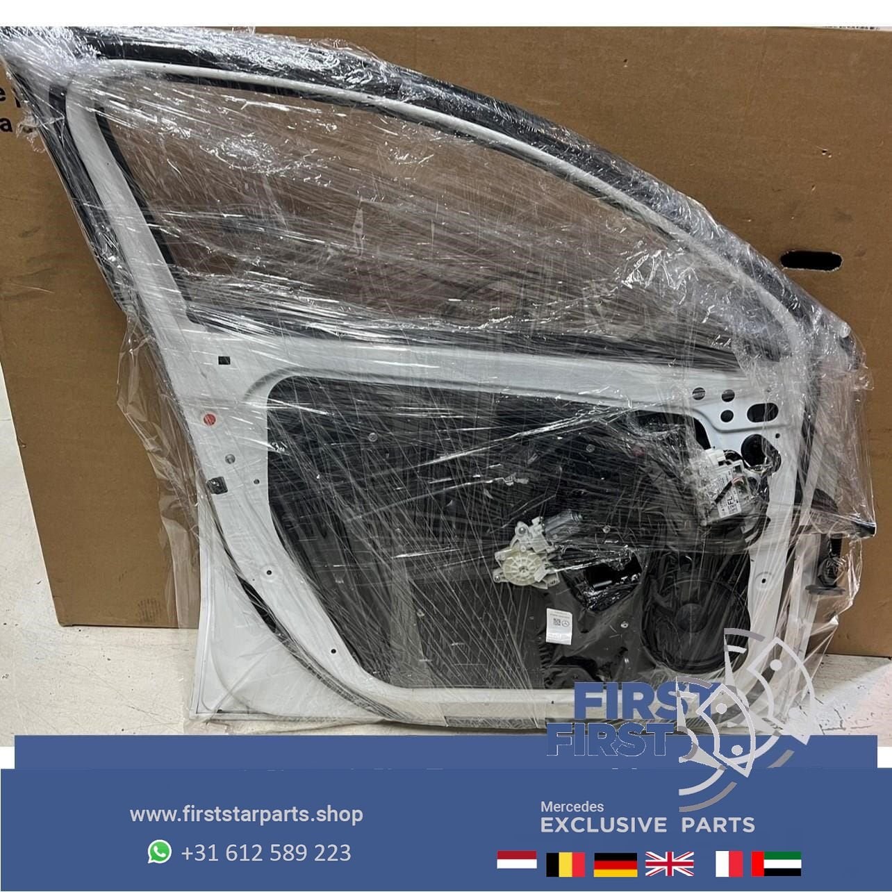 W177 DEUR COMPLEET PORTIER WIT LINKS VOOR Mercedes A Klasse, Gebruikt, -, Deur, Voor