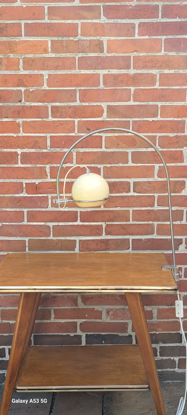 Vintage Gepo Amsterdam Booglampje - Jaren '70 Design, Ophalen of Verzenden
