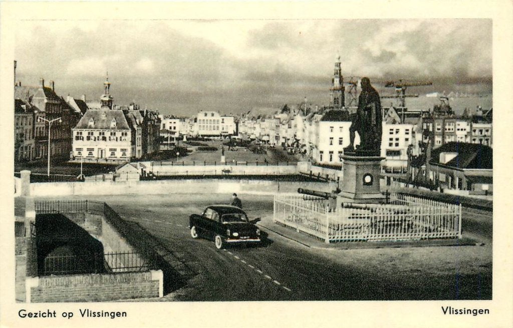701-203-021 Vlissingen, Verzamelen, Ansichtkaarten | Nederland, Verzenden, Voor 1920, Zeeland