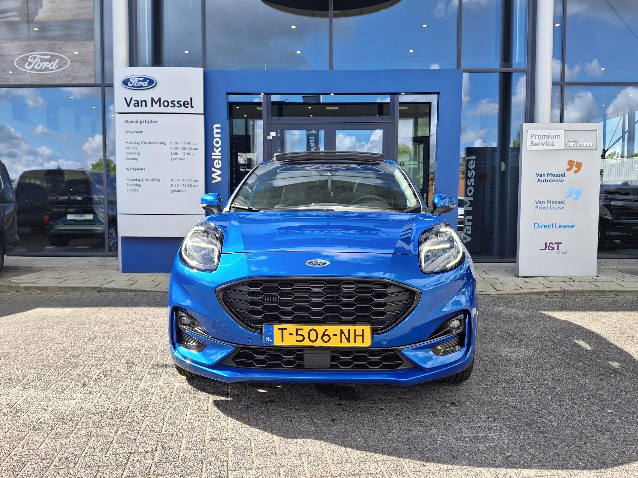 Ford Puma 1.0 EcoBoost Hybrid ST-Line X | Panoranadak | Wint, Auto's, Voorwielaandrijving, 12 maanden, Euro 6, Blauw