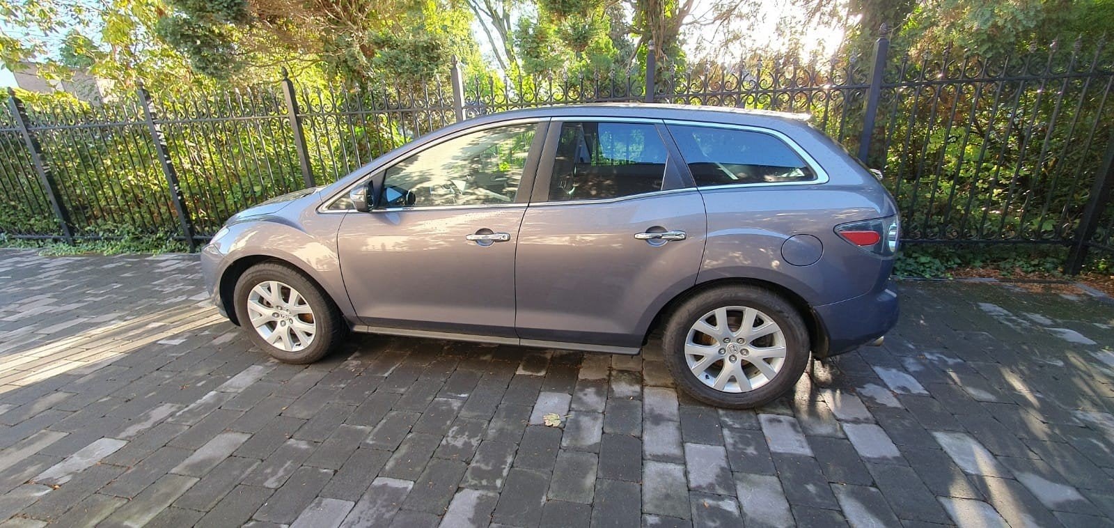 Mazda CX-7 2.3 Turbo 191KW 2007 Grijs, Auto's, 1450 kg, 1670 kg, 4 cilinders, 2261 cc