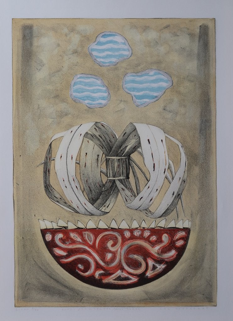 Litho Lon Buttstedt 42x60 cm  Grafiek Kunst Lithografie, Antiek en Kunst, Kunst | Litho's en Zeefdrukken, Gesigneerd, Ophalen of Verzenden