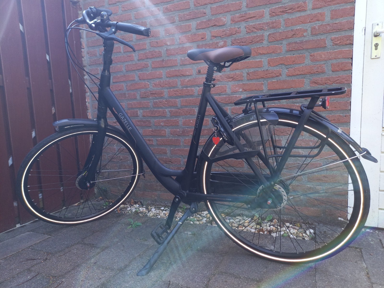 Gazelle Orange 57cm 8 versn. Zo goed als nieuw, Fietsen en Brommers, Ophalen, Terugtraprem, Versnellingen, 56 cm of meer