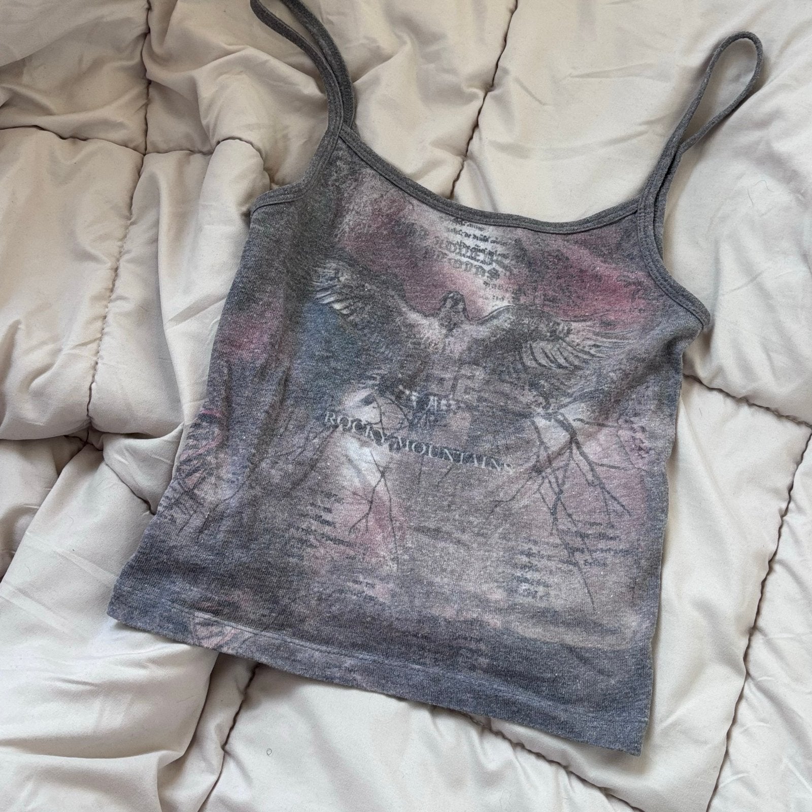 Urban Outfitters Topje XS met print, Ophalen of Verzenden, Zo goed als nieuw, Zonder mouw, Maat 34 (XS) of kleiner