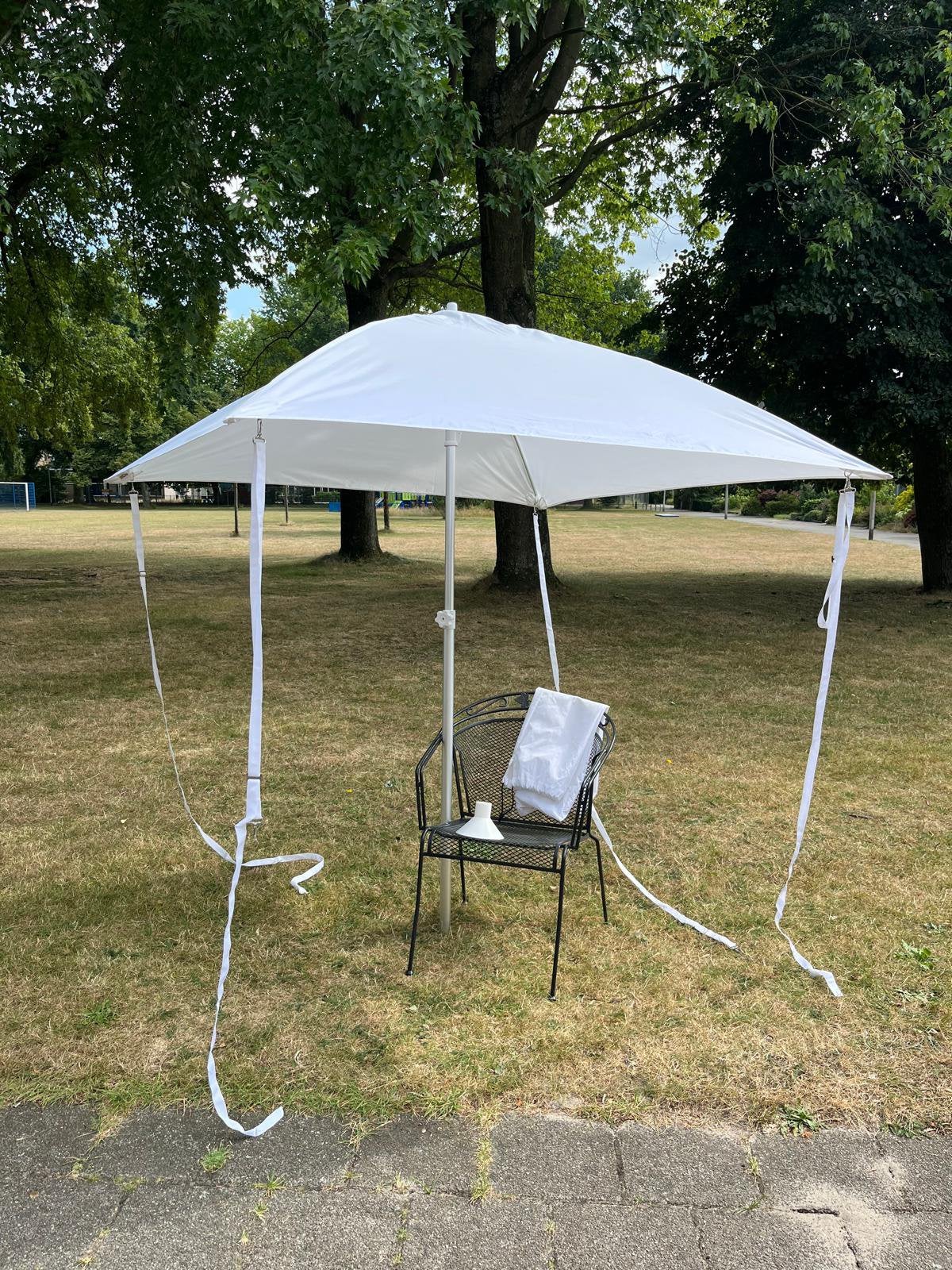 Bimini parasol 2x2 merk Protecq, Watersport en Boten, Ophalen, Gebruikt, Overige typen