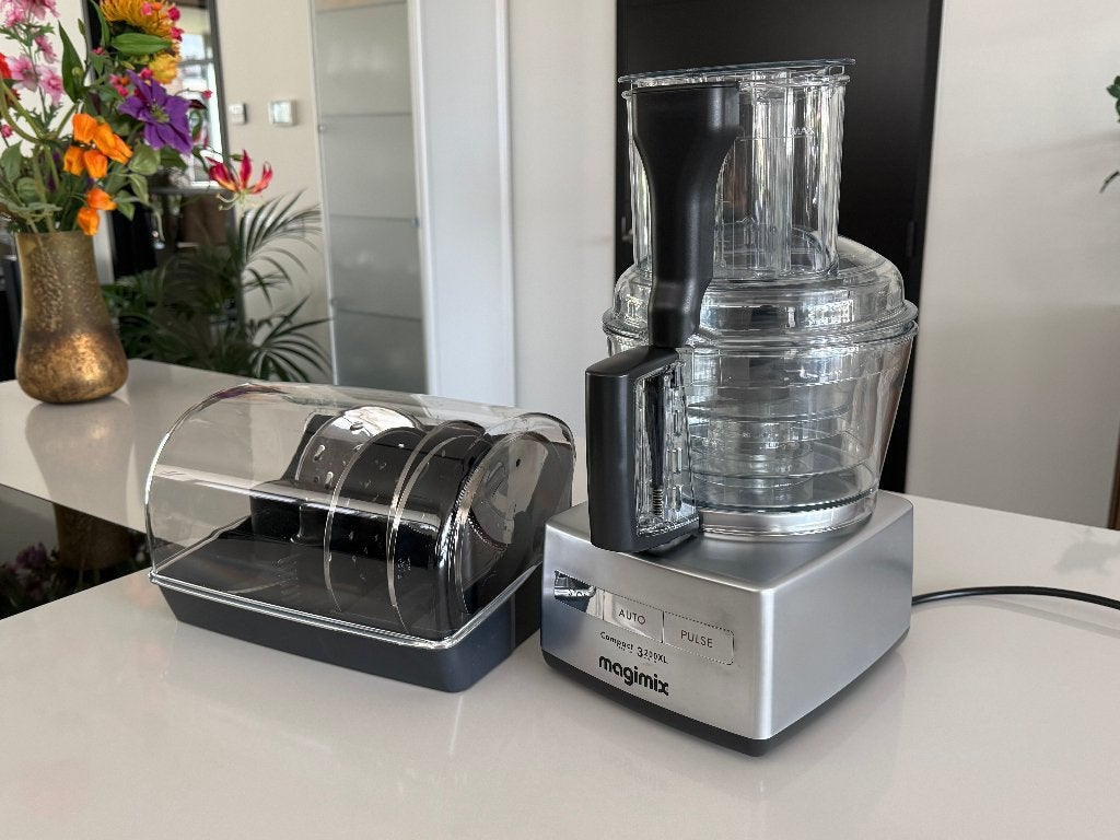 Magimix foodprocessor compact 3200 XL, 2 tot 3 liter, Ophalen, Zo goed als nieuw, 1 snelheid