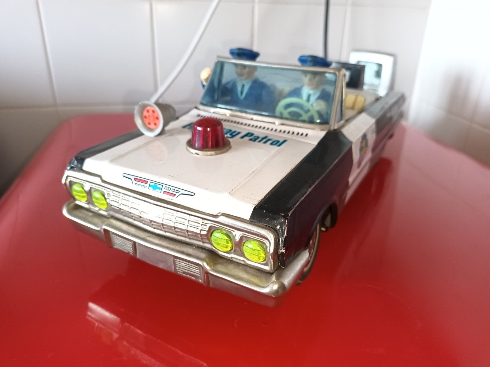 Blikken speelgoed. Chevrolet impala Police. Daiya. Japan., Ophalen of Verzenden