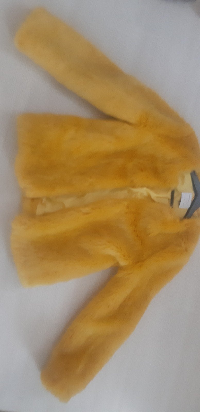 gele bontjasje 20 euro, Ophalen of Verzenden, Zo goed als nieuw, Geel