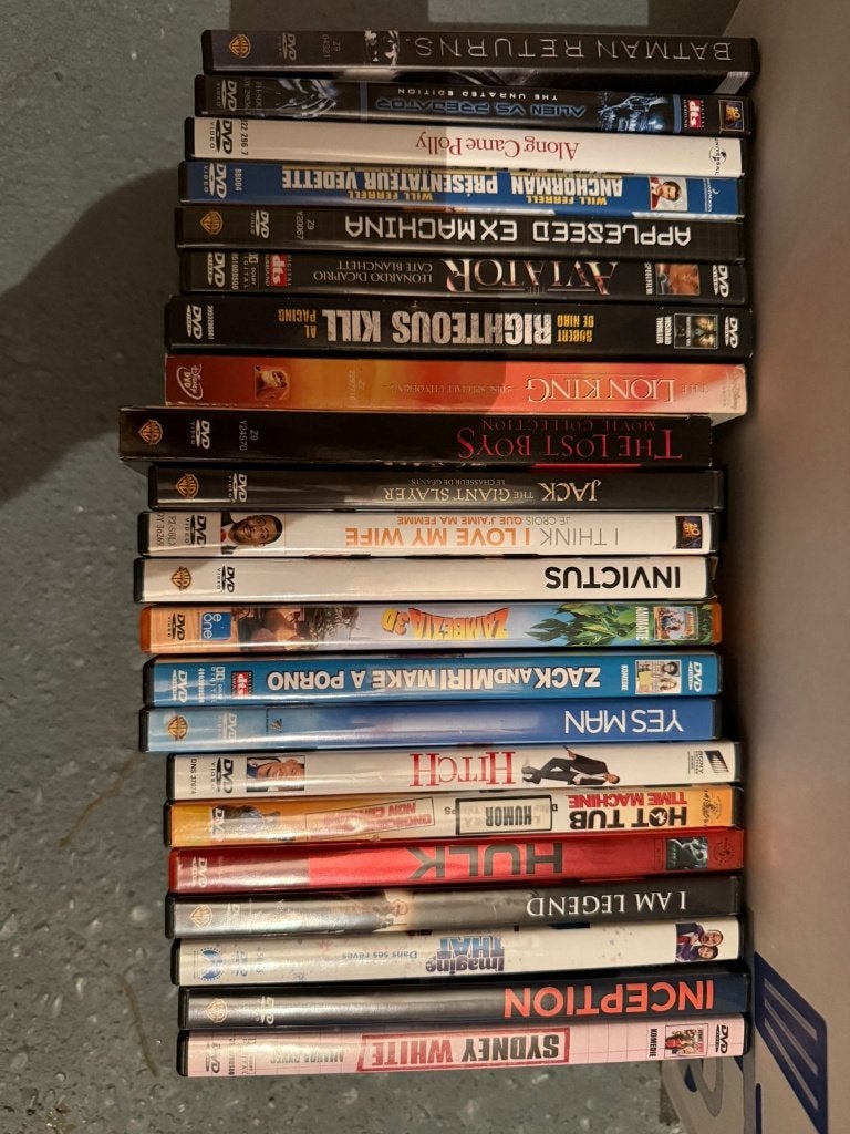 Grote DVD/Blu-ray verzameling – 215+ stuks, Alle leeftijden, Ophalen, Gebruikt