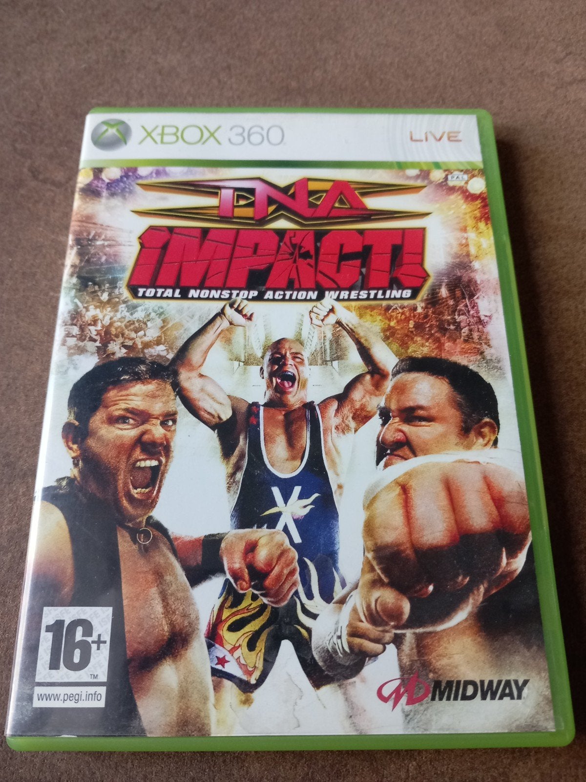 TNA Impact! Total Nonstop Action Wrestling Xbox 360, Gebruikt, Vechten, 1 speler, Onbekend