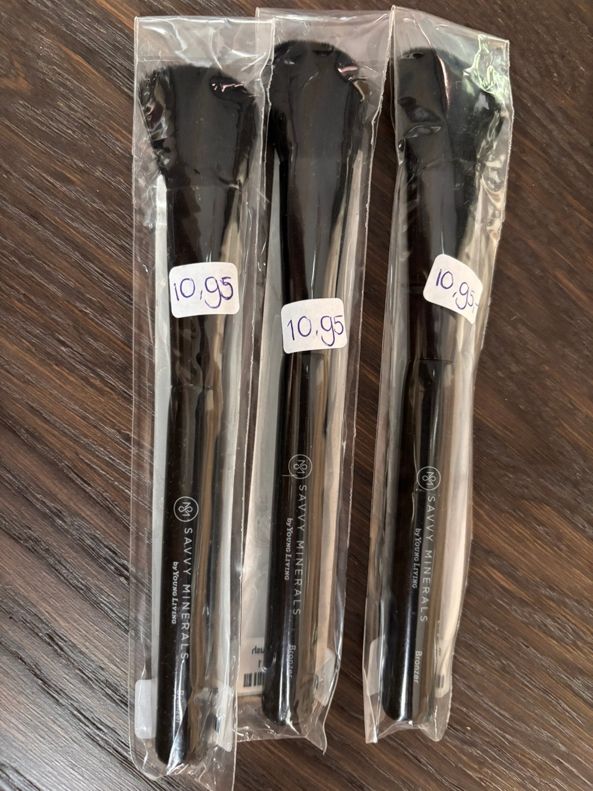 3 bronzer brush Savvy minerals van young living, Ophalen of Verzenden, Nieuw, Gehele gezicht, Toebehoren