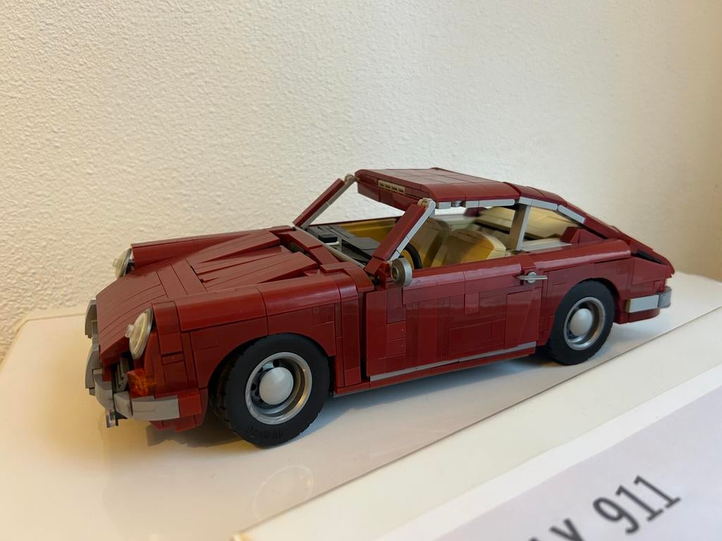 Rebrickable Lego porsche 911 1964 coupe, Ophalen of Verzenden, Gebruikt, Auto, Overige merken