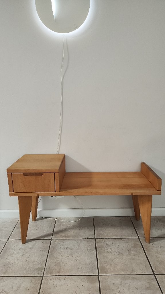 Design halbankje, Ophalen, 100 tot 150 cm, 1 of 2 laden, Zo goed als nieuw