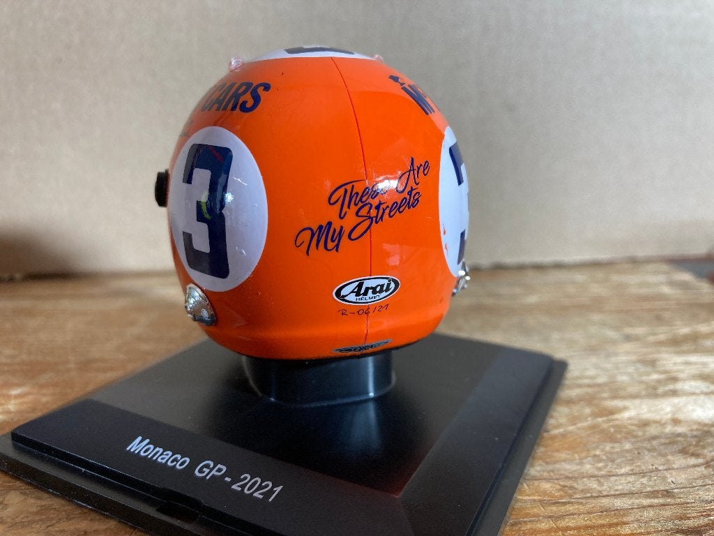✅ Daniël Ricciardo Monaco 2021 helm 1:5 Spark Mclaren F1 1/5, Ophalen of Verzenden, Nieuw, Formule 1