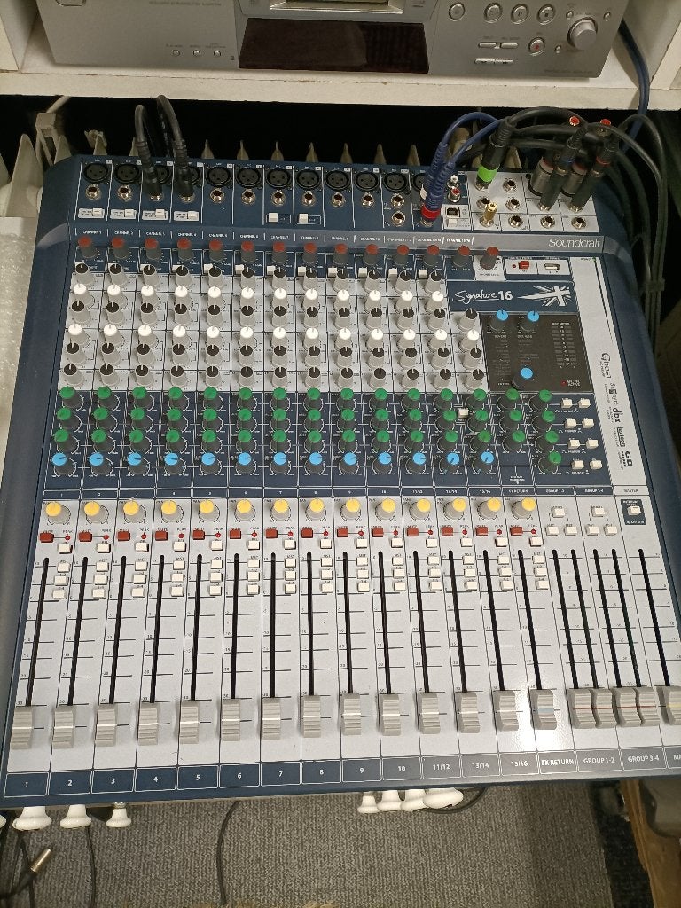 Soundcraft Signature 16, Ophalen, Zo goed als nieuw, 10 tot 20 kanalen