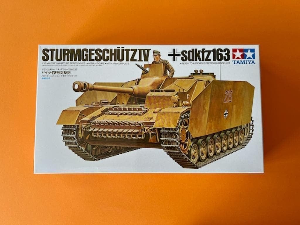 Tamiya	German StuG IV 1/35 mm087, Italeri, 1:32 tot 1:50, Overige typen, Nieuw