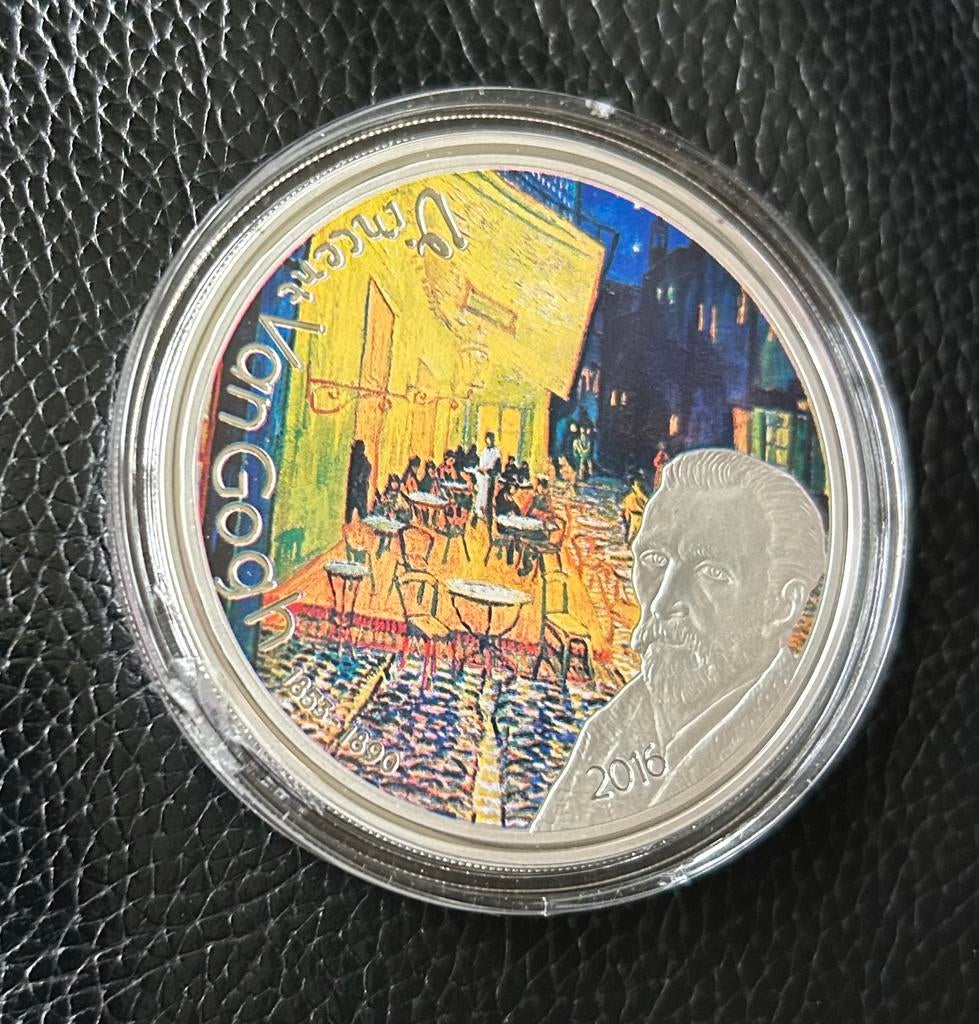 Munt Vinvcent van Gogh Gabonaise 2016, Ophalen of Verzenden, Overige landen
