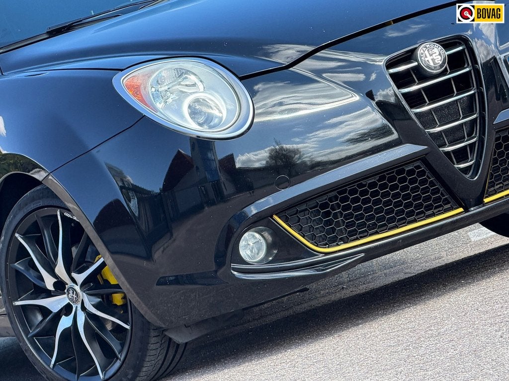 Alfa Romeo MiTo 1.4 Distinctive - Nero Profondo - Cruise/Cli, Auto's, Voorwielaandrijving, Euro 5, Stof, Gebruikt