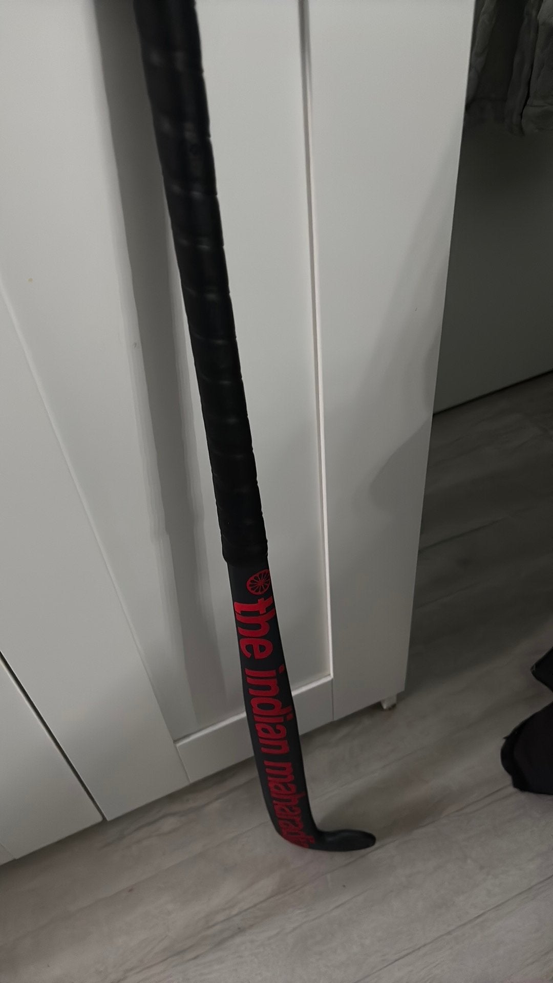The Indian maharadja zaalhockeystick, rood zwart, Ophalen, Gebruikt, Stick