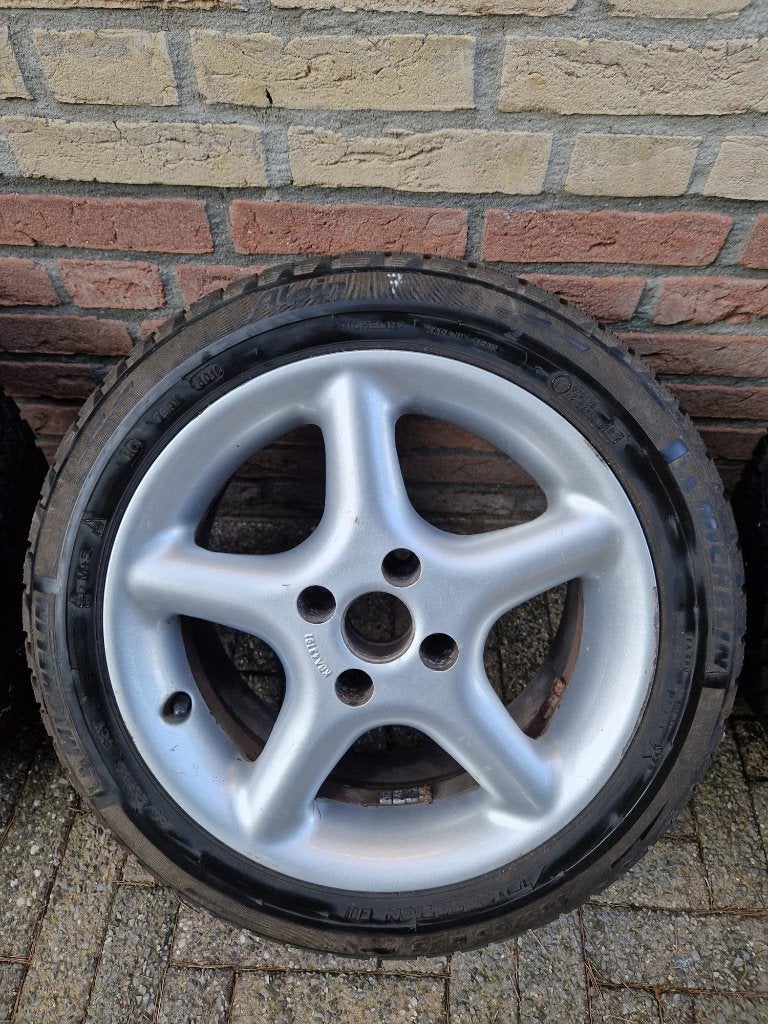 4 banden met velgen 15 inch, Auto-onderdelen, Ophalen, Gebruikt, 15 inch, Banden en Velgen