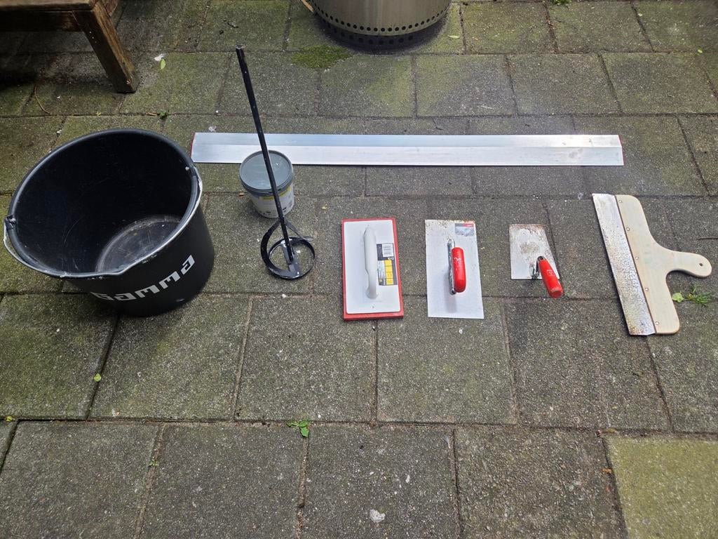 Stuc gereedschap set - Alles voor jouw stuc klus, Doe-het-zelf en Verbouw, Gereedschap | Handgereedschap, Ophalen of Verzenden