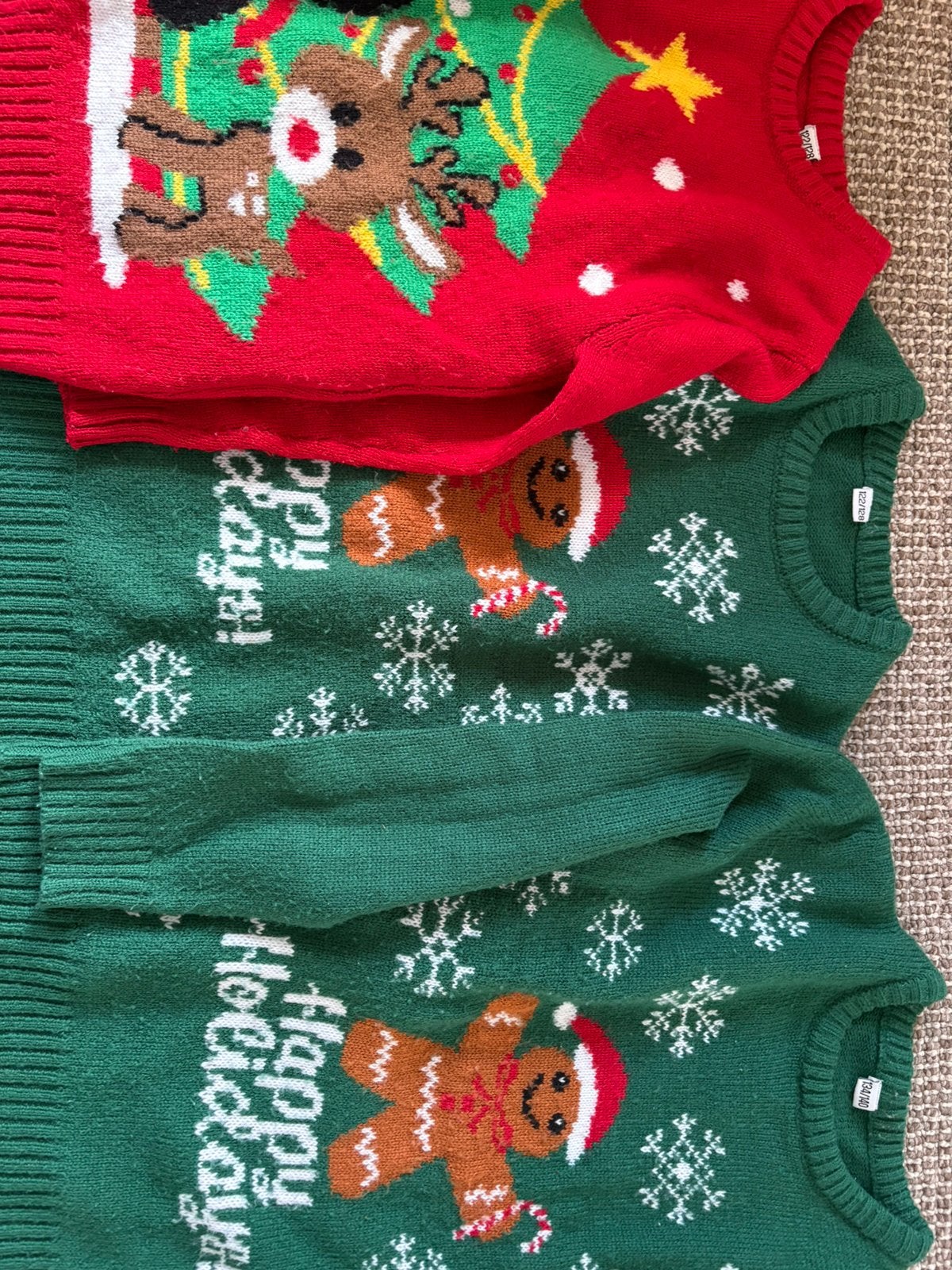 3 x foute kersttrui, Kinderen en Baby's, Ophalen of Verzenden, Gebruikt, Jongen of Meisje, Trui of Vest