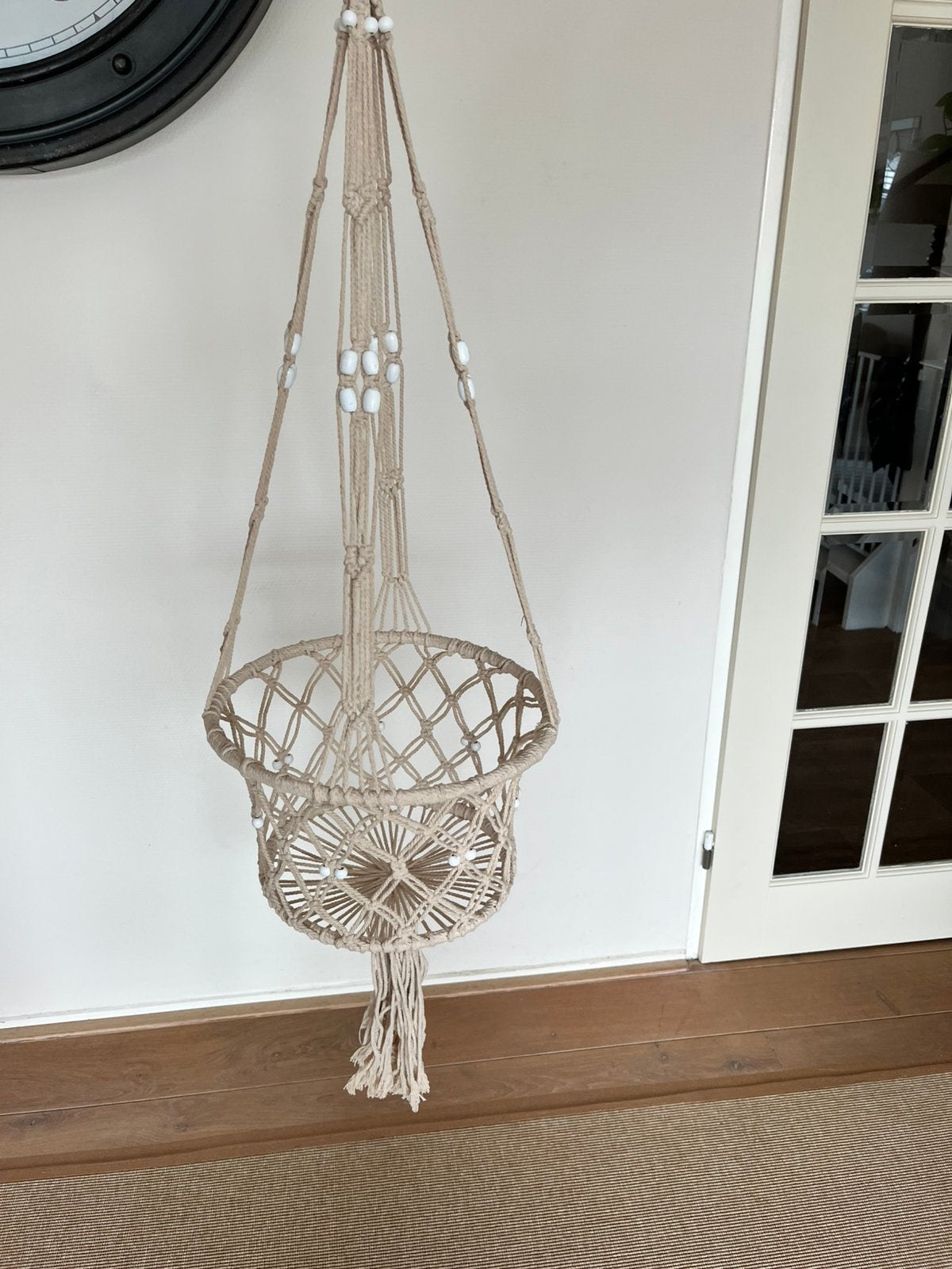 Plantenhanger van macramé, Overige materialen, Minder dan 60 cm, Rond, Nieuw