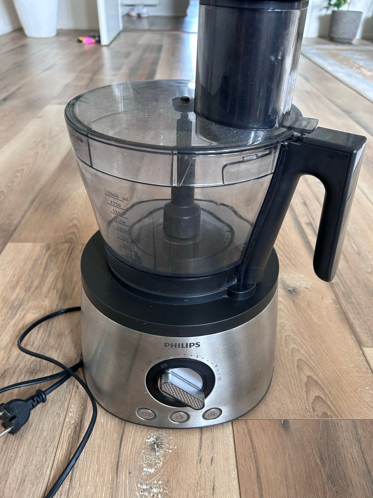 Philips HR7778 Keukenmachine met veel accessoires, Ophalen, Gebruikt, 1 tot 2 liter, 3 snelheden of meer
