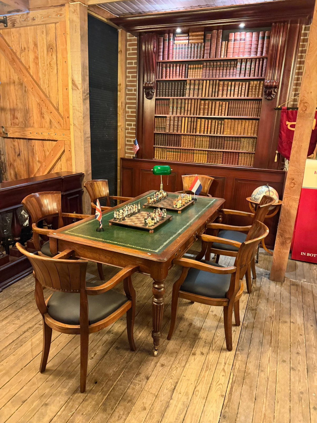 Bibliotheektafel | Vergadertafel  | 6 Captain Chairs, Ophalen