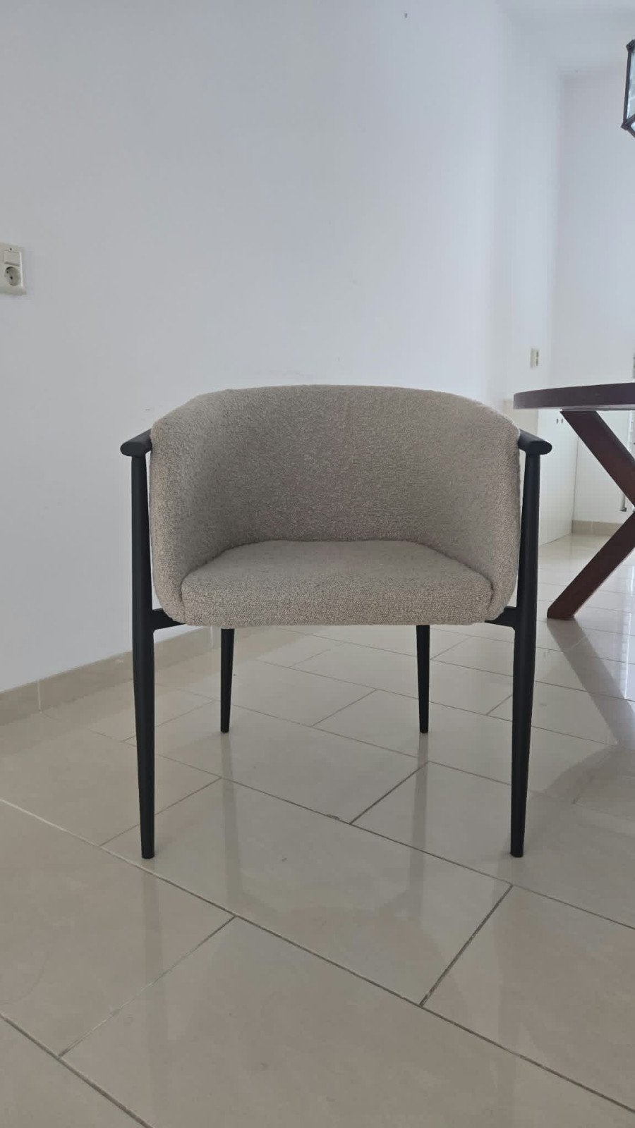Stijlvolle eetkamerstoelen 6 stuks, Ophalen, Overige kleuren, Zo goed als nieuw, Stof