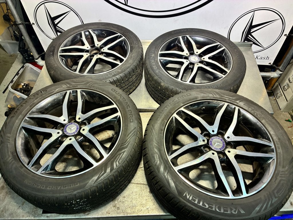 18 inch Mercedes-Benz W156 set met Vredestein winterbanden, Auto-onderdelen, Banden en Velgen, 18 inch, Gebruikt, Mercedes-Benz AG