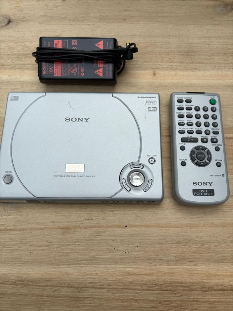 Sony DVP-F5 Draagbare DVD/CD Speler met Afstandsbediening, Dvd-speler, Draagbaar, Ophalen of Verzenden, Ossenkamppad 25