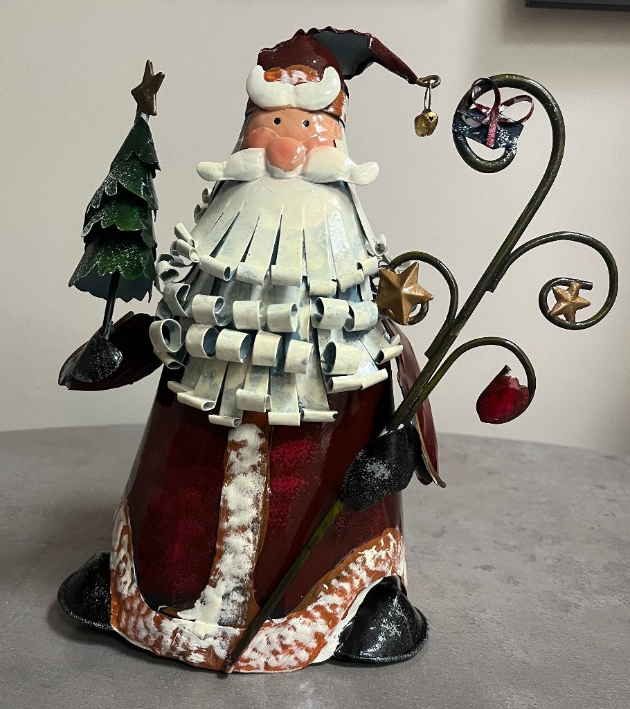Te koop ijzeren kerstman, Ophalen of Verzenden, Nieuw
